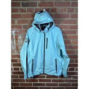 Helly Hansen Crew Midlayer Jacket Hooded Outdoors Zip Up Womens XL Normal